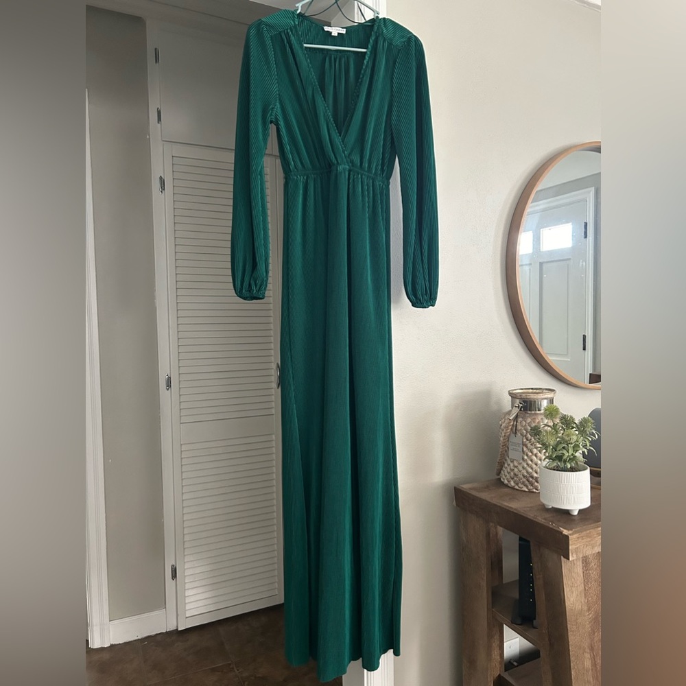 Pleated Maxi Dress